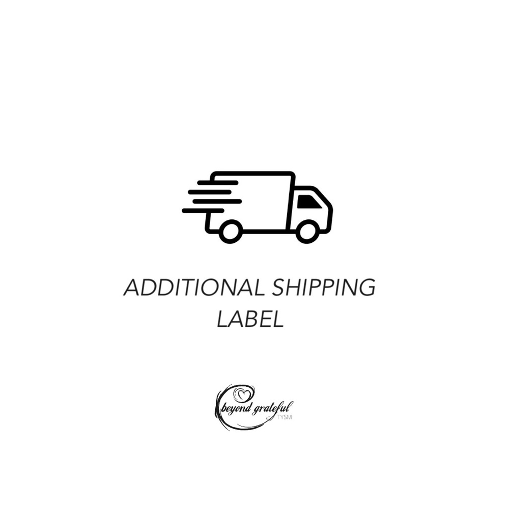 Additional Shipping Label